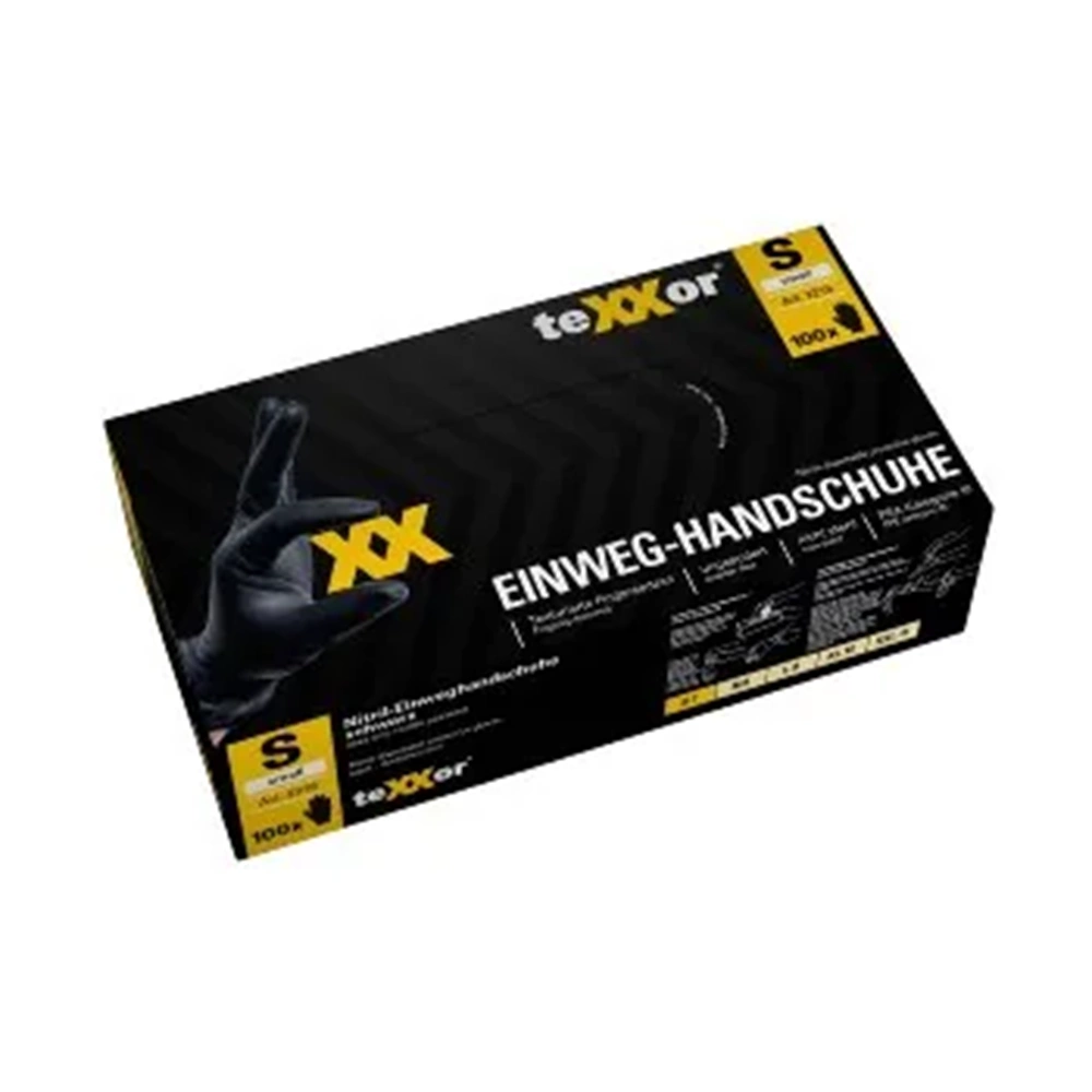 teXXor® Parmak Ucu Dokulu Tek Kullanımlık Nitril Eldiven