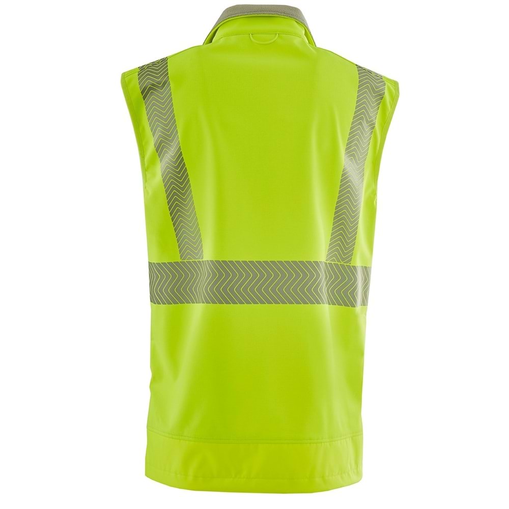 4PROTECT Softshell Yelek PARAMUS, Neon Sarı - XS