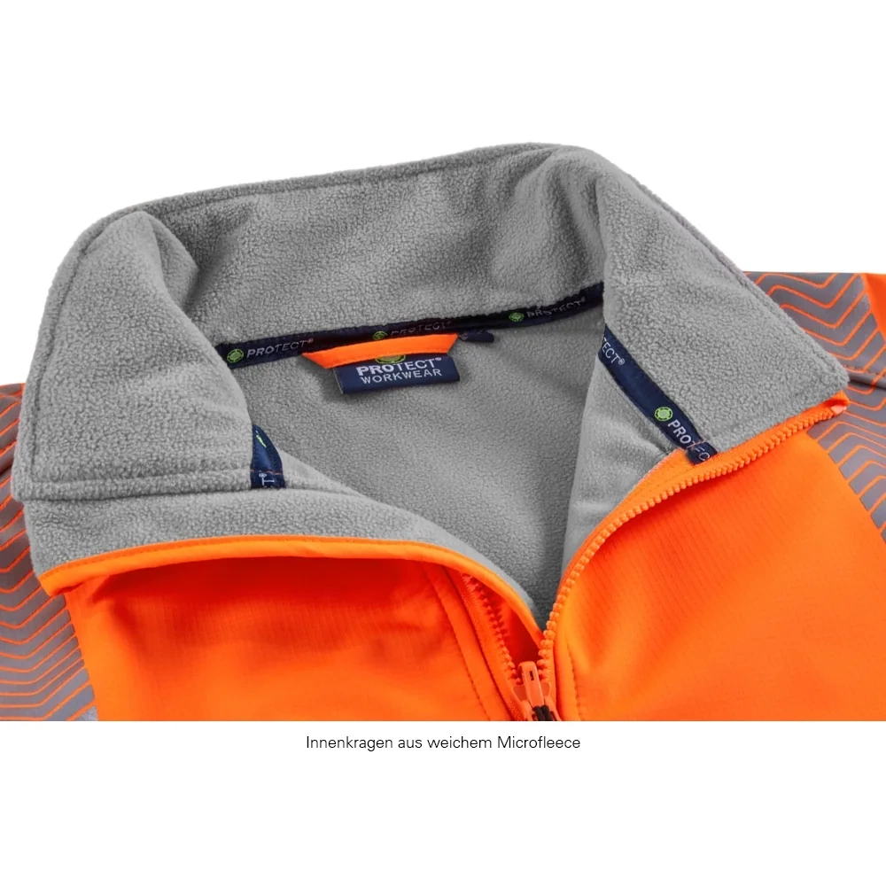 4PROTECT® Yüksek Görünürlüklü Softshell Ceket