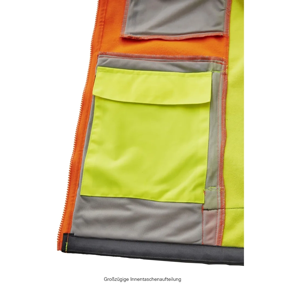 4PROTECT® HOUSTON Hi-Vis Softshell Ceket Sarı