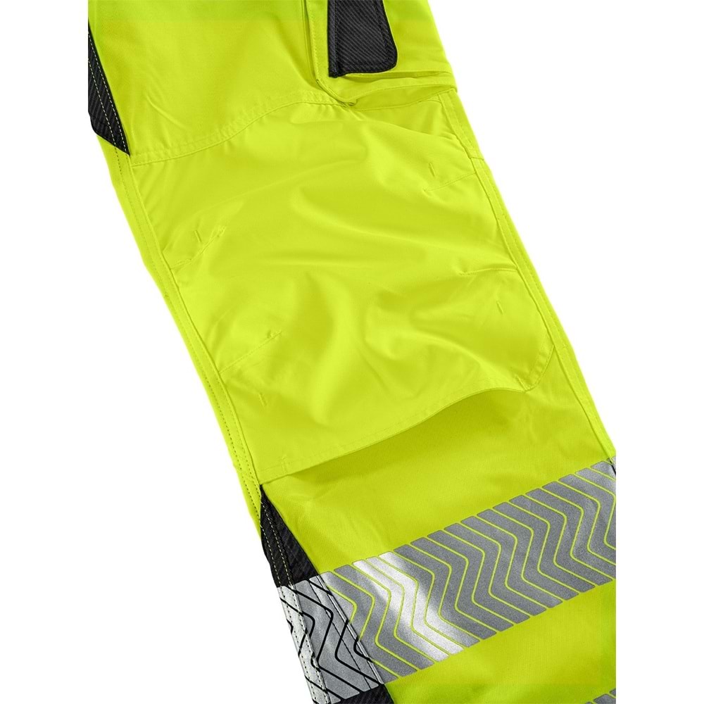 4PROTECT® ALABAMA Salopet, Neon Sarı/Gri - L
