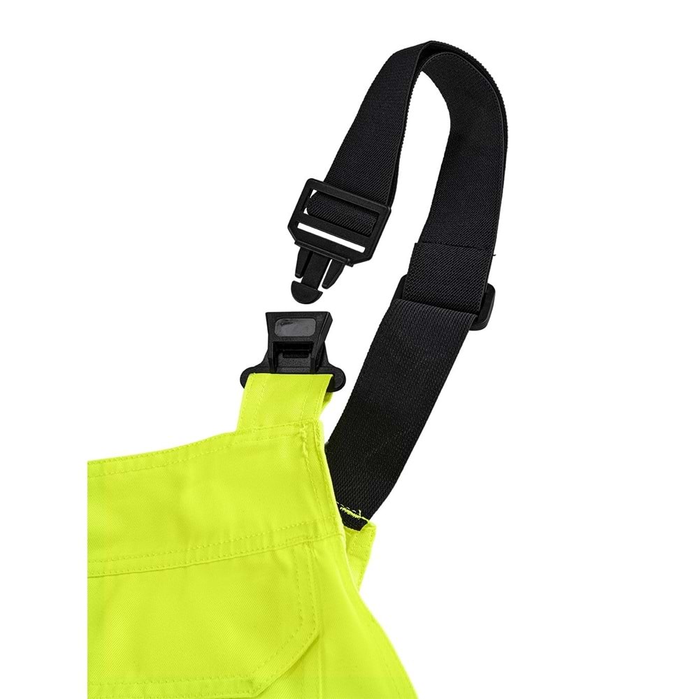 4PROTECT® ALABAMA Salopet, Neon Sarı/Gri - L