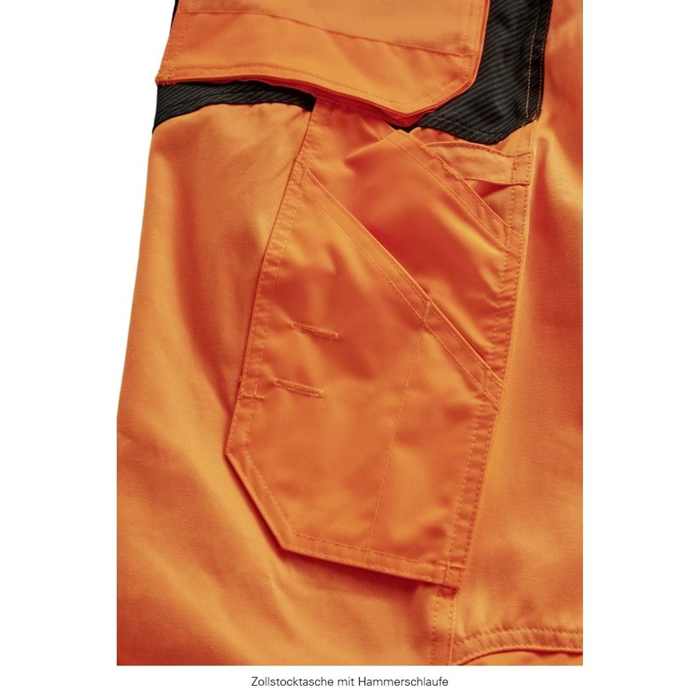 4PROTECT® TENNESSEE Pantolon, Neon Turuncu/Gri - L