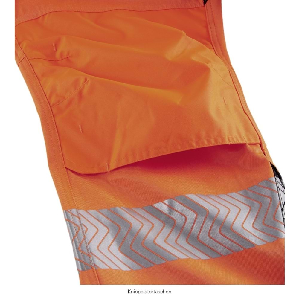 4PROTECT® TENNESSEE Pantolon, Neon Turuncu/Gri - L