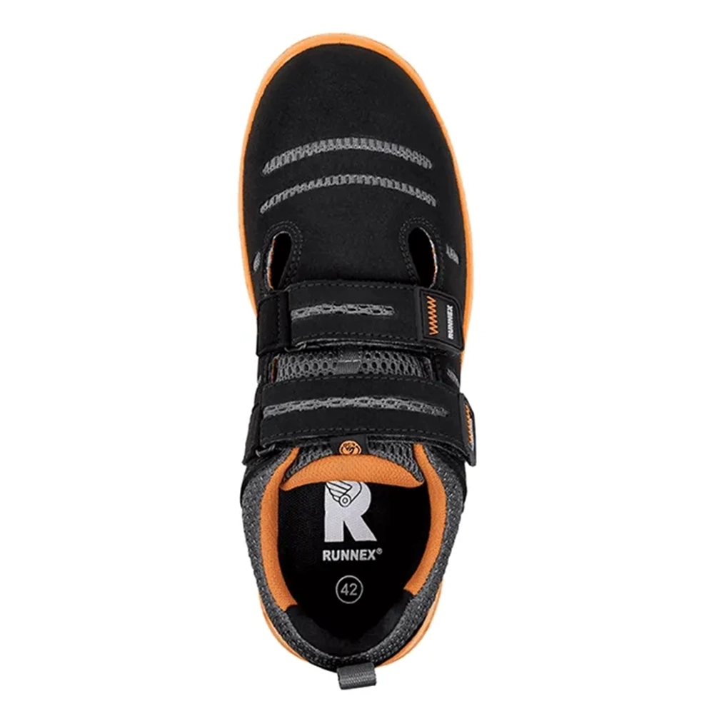 RUNNEX® FlexStar S1P ESD Cırt Cırtlı İş Sandaleti Siyah