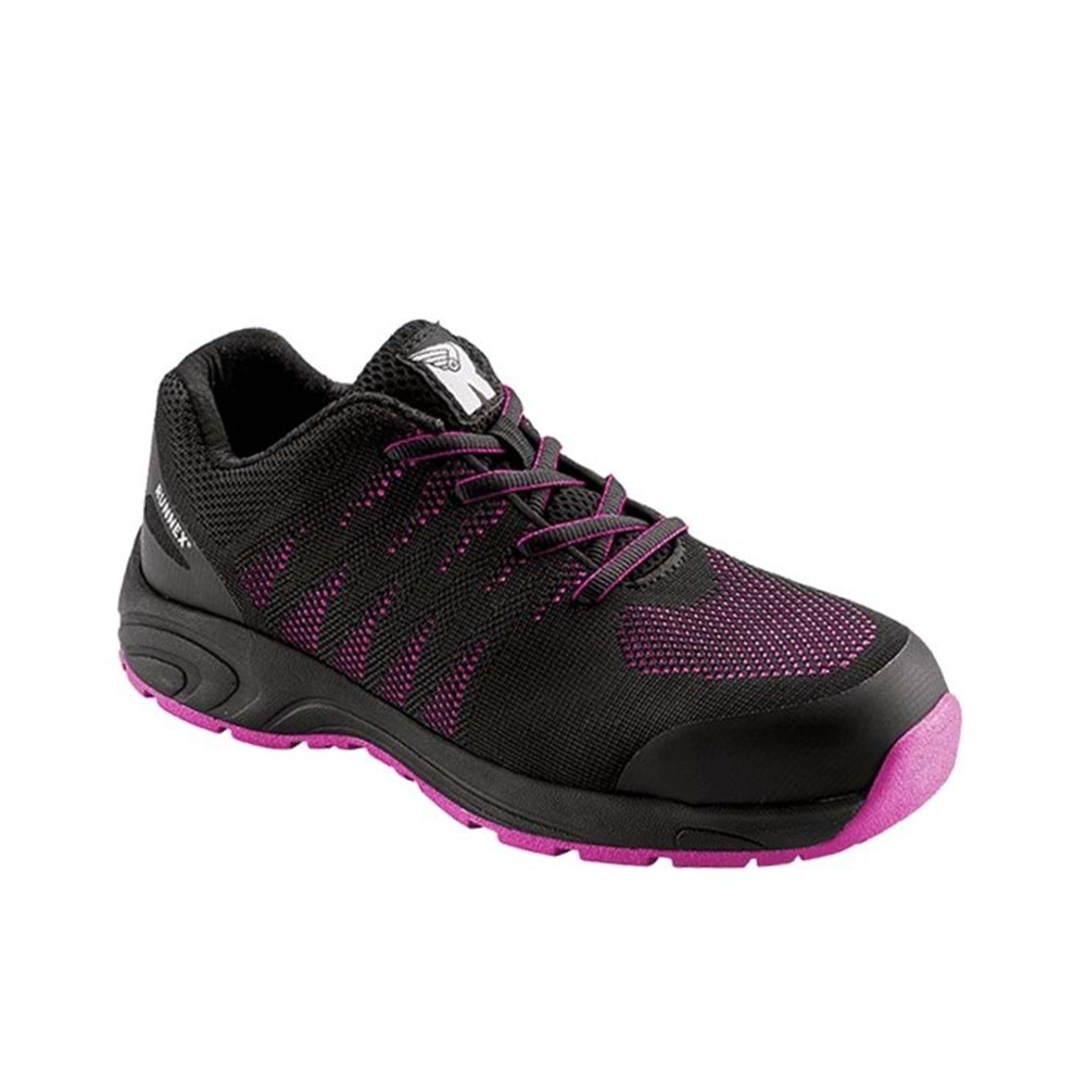 RUNNEX S1PS Kadın ESD GirlStar Ayakkabı, Siyah/Pembe - 46