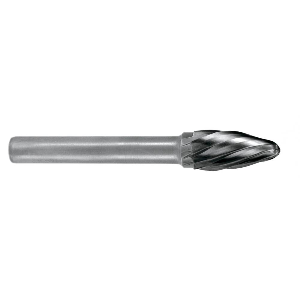 F Tipi (Oval Başlı) Karpit Freze Ucu 12mm - Alüminyum