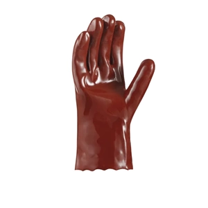 teXXor® Topline Kimyasal Koruyucu Eldiven PVC 27 cm Kahverengi