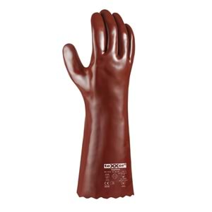 teXXor Topline PVC Eldiven, Kırmızı, 35 cm - 7