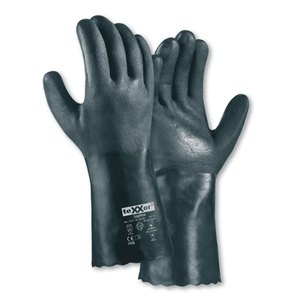 teXXor® PVC Kimyasal Koruyucu Eldiven 35 cm Yeşil