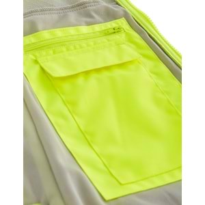 4PROTECT Softshell Yelek PARAMUS, Neon Sarı - XS