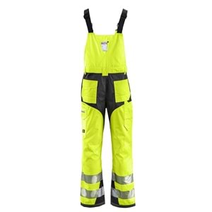 4PROTECT® ALABAMA Salopet, Neon Sarı/Gri - L