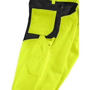 4PROTECT® ALABAMA Salopet, Neon Sarı/Gri - L