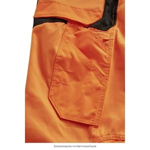 4PROTECT® TENNESSEE Pantolon, Neon Turuncu/Gri - L