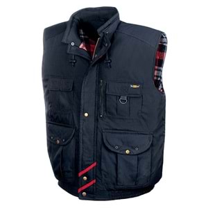 teXXor TRONDHEIM Yelek, Lacivert-Siyah - XS