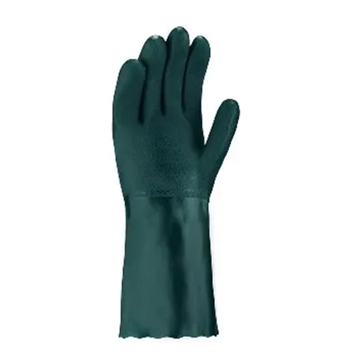 teXXor® Kimyasal Koruyucu Eldiven PVC 35 cm Yeşil