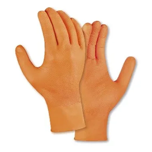 teXXor® DIAMOND GRIP Tek Kullanımlık Nitril Eldiven Turuncu