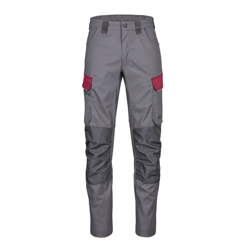 4PROTECT® Streç İş Pantolonu Kırmızı/Gri