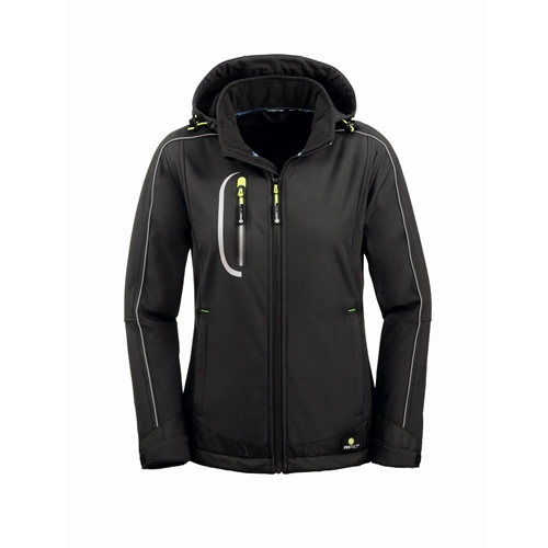 4PROTECT® MARYLAND Kadın Softshell Mont Siyah