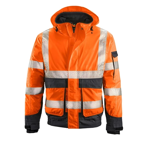 4PROTECT® NEWARK Hi-Vis Yağmurluk Mont Turuncu