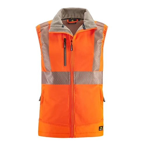 4PROTECT® PARAMUS Hi-Vis Softshell Yelek Turuncu