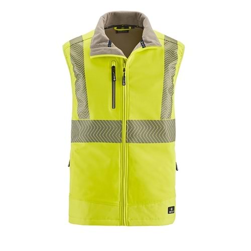 4PROTECT Softshell Yelek PARAMUS, Neon Sarı - XS