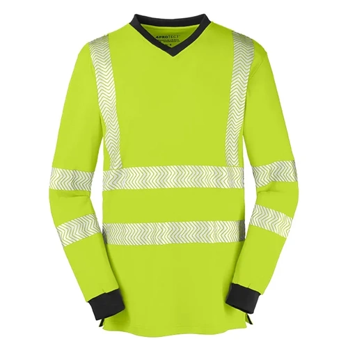 4PROTECT® JACKSONVILLE Hi-Vis UV Korumalı Uzun Kollu Tişört Sarı