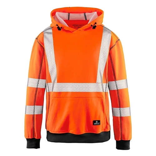 4PROTECT® PORTLAND Hi-Vis UV Korumalı Kapüşonlu Sweatshirt Turuncu