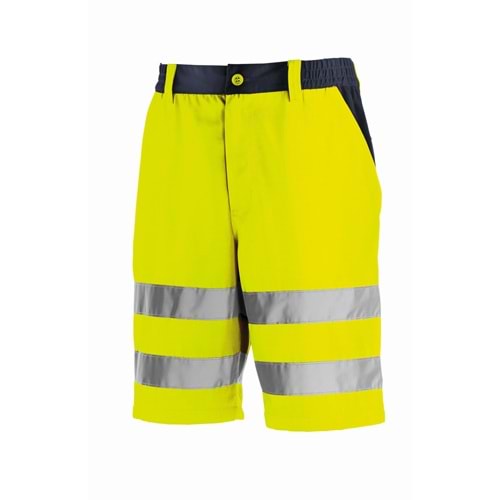 teXXor ERIE Şort, Neon Sarı/Lacivert - L