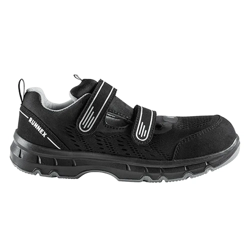 RUNNEX® FlexStar S1PS ESD Cırt Cırtlı İş Sandaleti Siyah