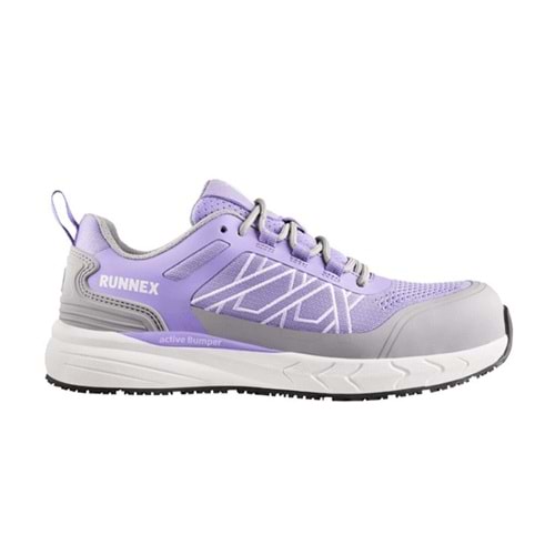 RUNNEX S1PS Kadın ESD GirlStar Ayakkabı, Mor/Gri - 43