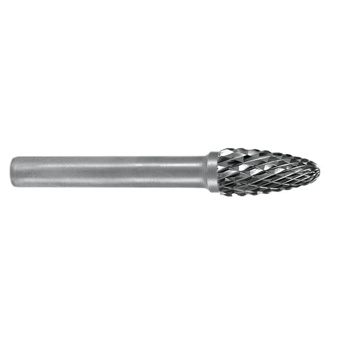 F Tipi (Oval Başlı) Karpit Freze Ucu 12mm - Inox ve Alaşımlı Çelik