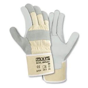 teXXor® MONTBLANC II Sığır Derisi İş Eldiveni Ekru