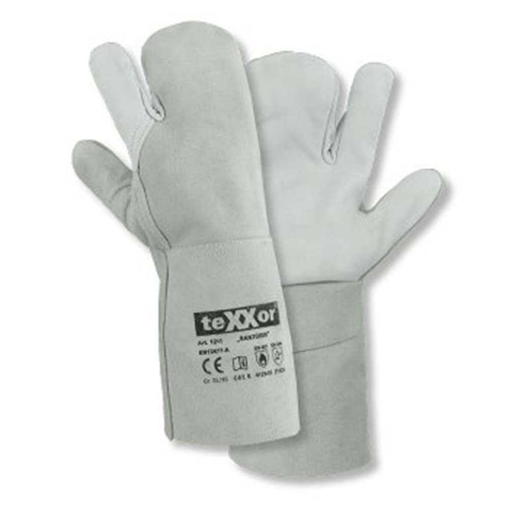 teXXor® 3 Parmaklı Kaynakçı Eldiveni