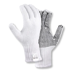teXXor® Noktalı Pamuk Polyester Kaba İş Eldiveni Beyaz
