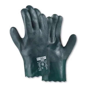 teXXor® Kimyasal Koruyucu Eldiven PVC 27 cm Yeşil