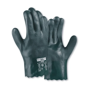 teXXor® PVC Kimyasal Koruyucu Eldiven 27 cm Yeşil