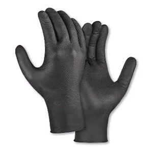 teXXor® DIAMOND GRIP Tek Kullanımlık Nitril Eldiven Siyah