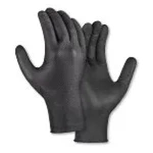 teXXor® DIAMOND GRIP Tek Kullanımlık Nitril Eldiven Siyah