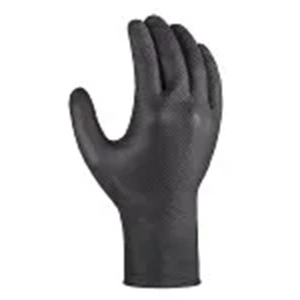 teXXor® DIAMOND GRIP Tek Kullanımlık Nitril Eldiven Siyah