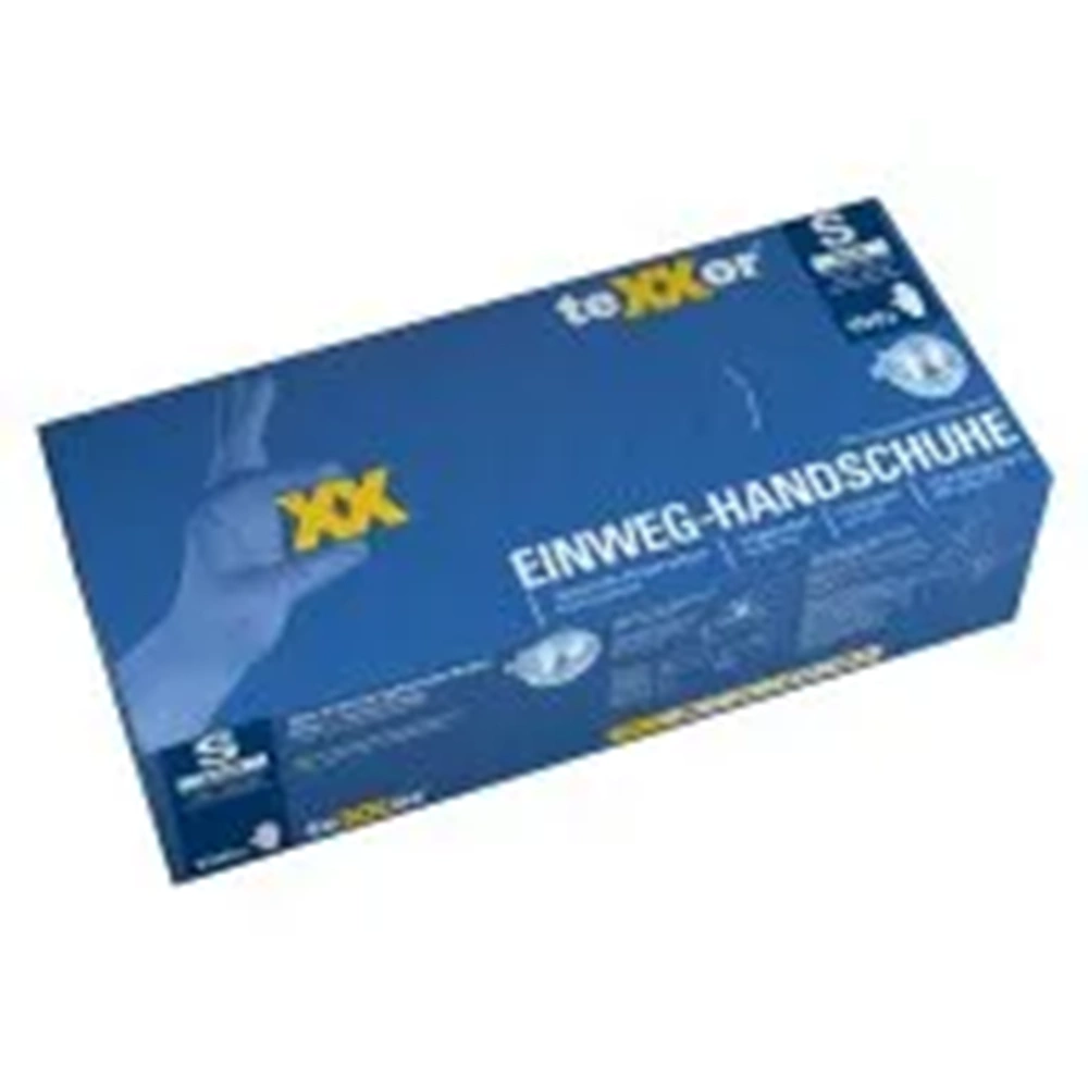 teXXor® EXTRA LONG Tek Kullanımlık Nitril Eldiven Mavi