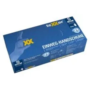 teXXor® EXTRA LONG Tek Kullanımlık Nitril Eldiven Mavi