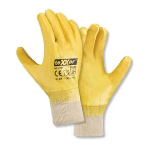 teXXor® Nitril Kaplı İş Eldiveni Sarı