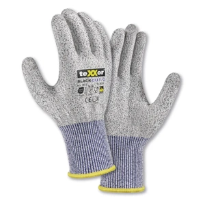 teXXor® Black Cut C Eldiven, Siyah