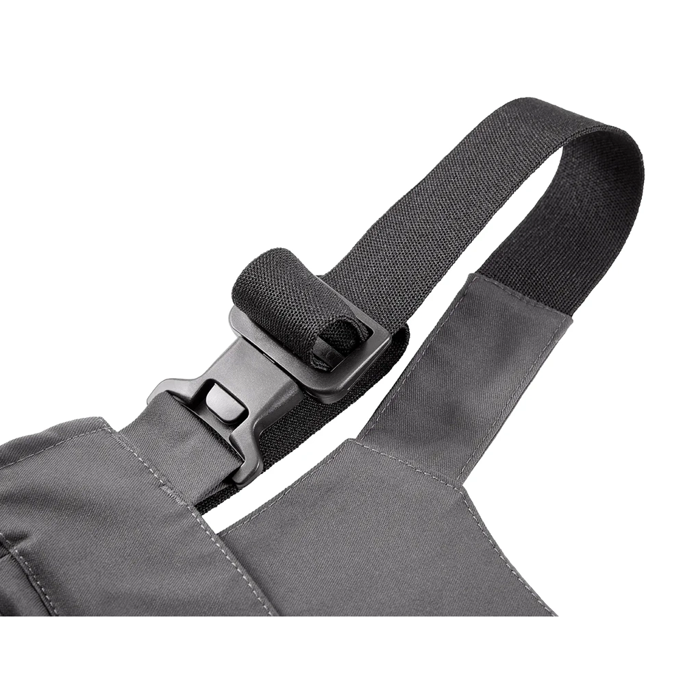 4PROTECT® İş Salopeti Gri/Kırmızı