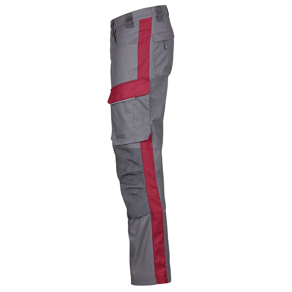 4PROTECT® Streç İş Pantolonu Kırmızı/Gri