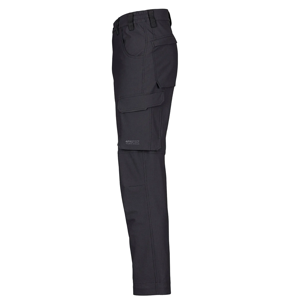 4PROTECT® 4 Yönlü Streç Servis Pantolonu Siyah