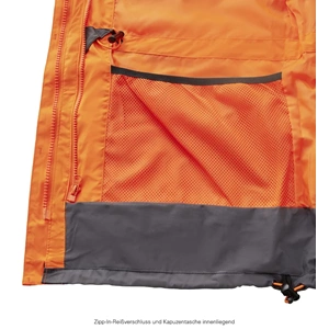4PROTECT® TAMPA Hi-Vis Su Geçirmez Mont Turuncu