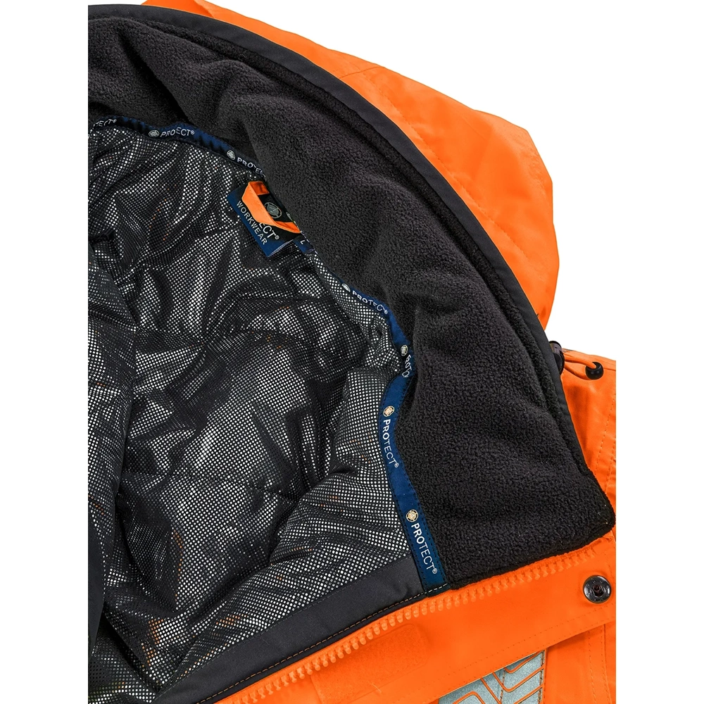 4PROTECT® NEWARK Hi-Vis Yağmurluk Mont Turuncu
