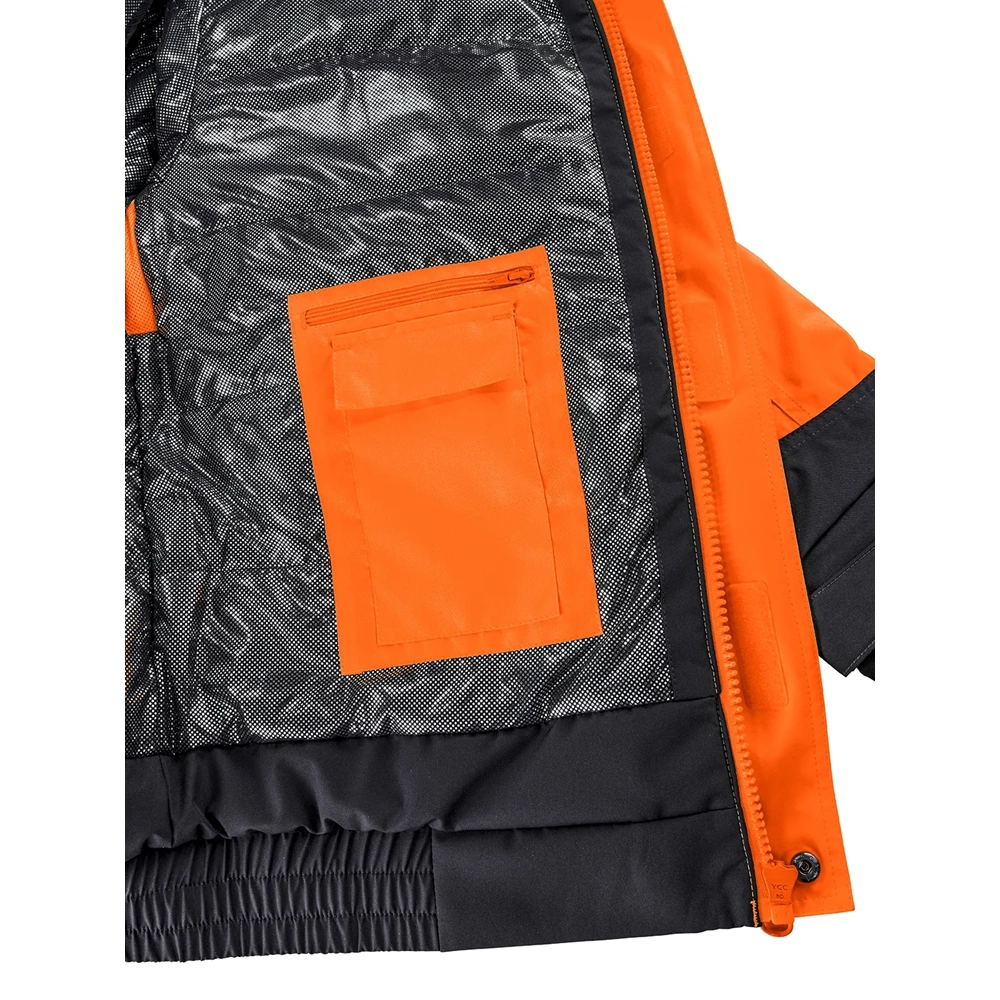 4PROTECT® NEWARK Hi-Vis Yağmurluk Mont Turuncu